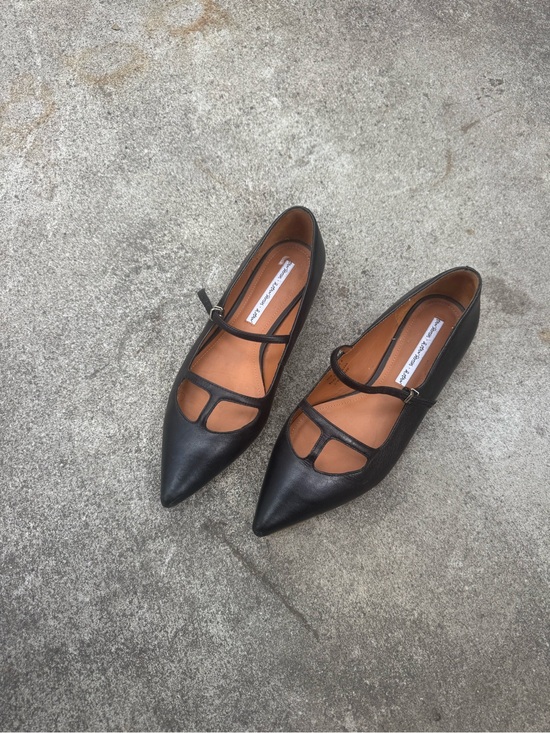 & Other Stories Shoes - & Other Stories Black Pointed Mary Jane Flats